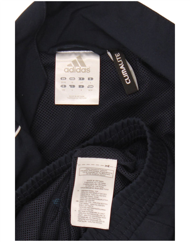 Adidas Mens Climalite Tracksuit Top Jacket UK 40/42 Medium Navy Blue