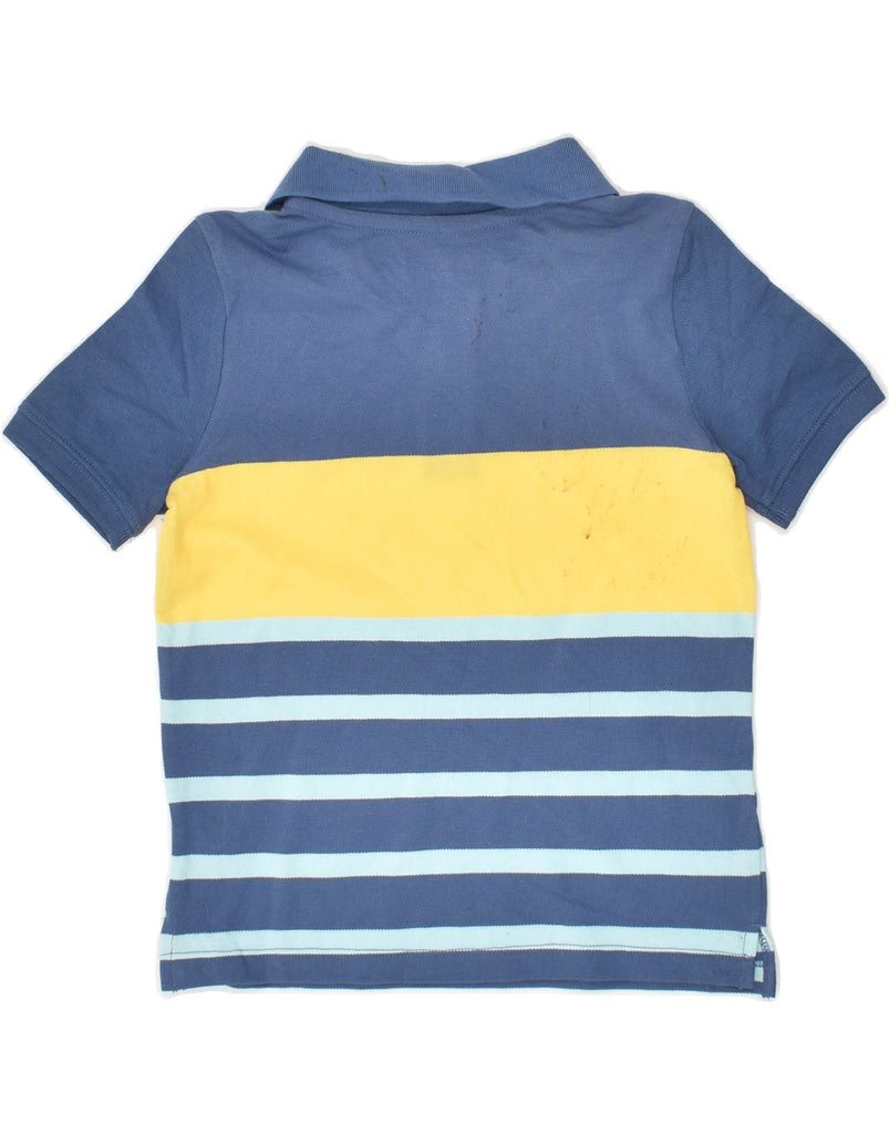 OSH KOSH Boys Polo Shirt 4-5 Years Blue Striped Cotton | Vintage Osh Kosh | Thrift | Second-Hand Osh Kosh | Used Clothing | Messina Hembry 