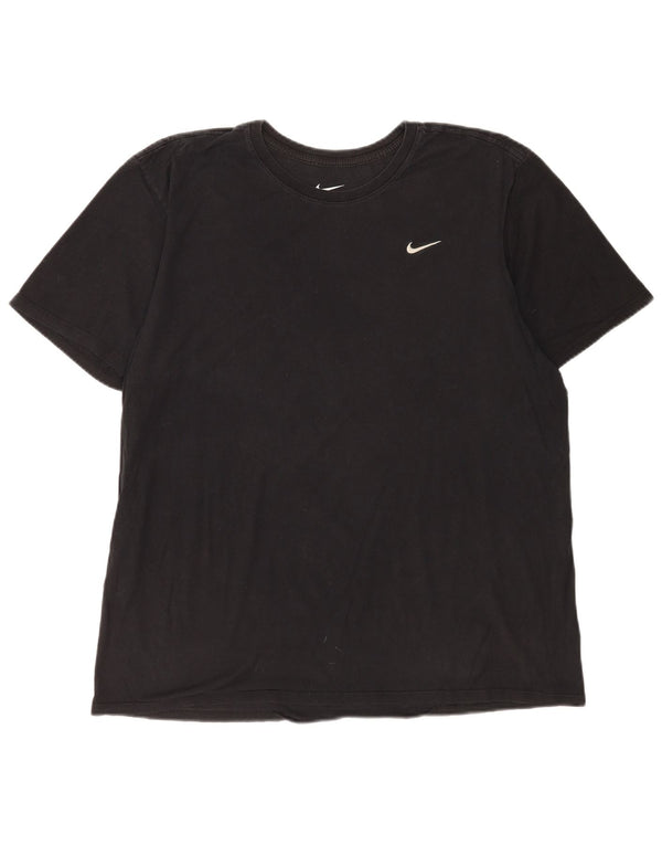 Nike Mens Athletic Cut T-Shirt Top XL Black Cotton