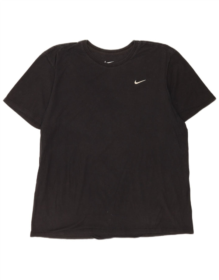 Nike Mens Athletic Cut T-Shirt Top XL Black Cotton