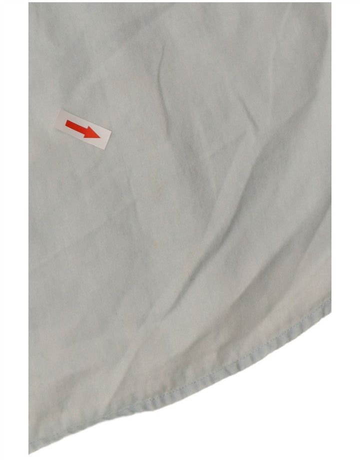 Whistles Womens Loose Fit Pullover Shirt Dress UK 10 Small Blue Cotton