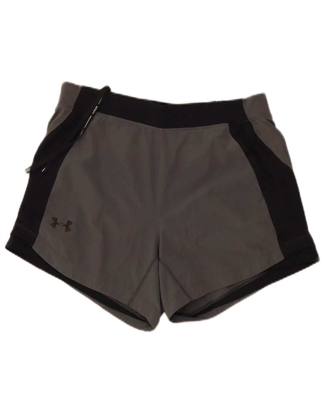 Under Armour Mens Heat Gear Sport Shorts Large Grey Colourblock