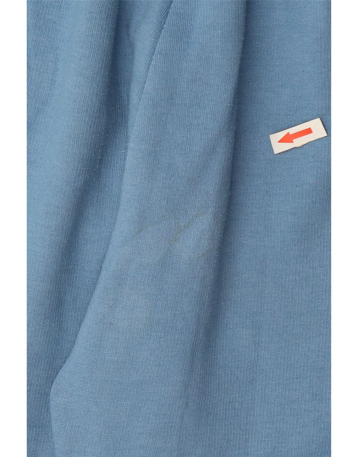 Zara Womens Tracksuit Trousers Joggers UK 12 Medium Blue Polyester