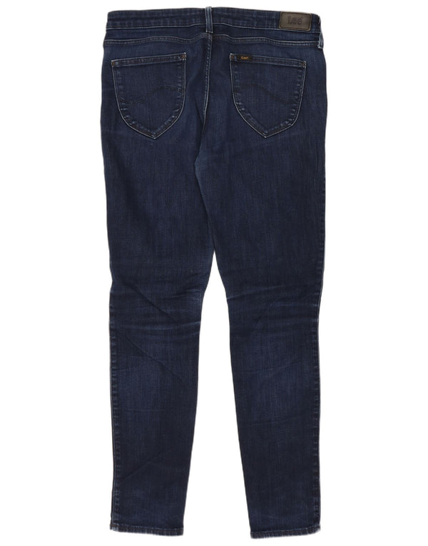 Lee Womens Scarlett Skinny Jeans W32 L28 Navy Blue Cotton