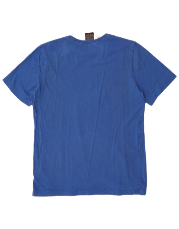 Adidas Boys Graphic T-Shirt Top 13-14 Years Blue Cotton
