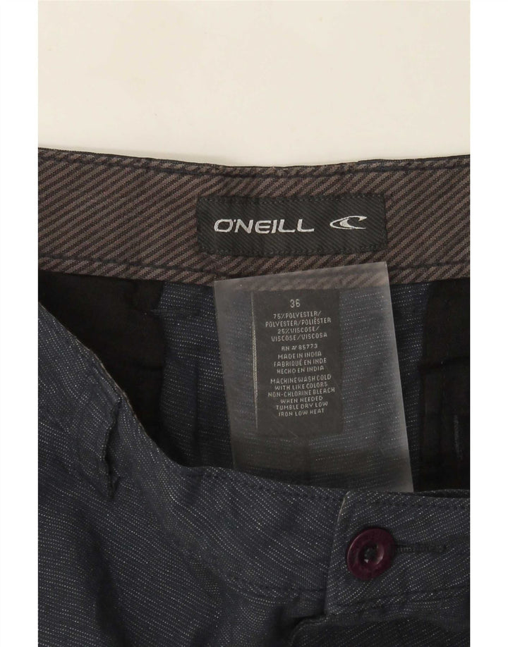 O'Neill Mens Chino Shorts W36 Large Navy Blue Polyester