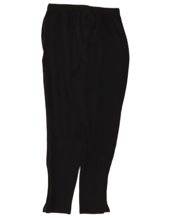 Nike Boys Dri Fit Tracksuit Trousers 12-13 Years Large Black Polyester