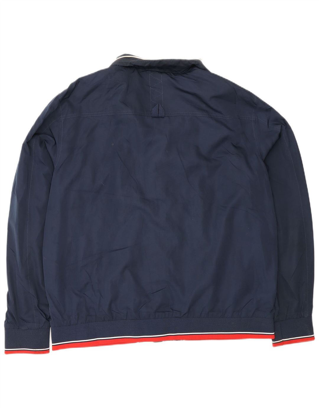Marks & Spencer Mens Blue Harbour Bomber Jacket UK 42 XL Navy Polyester