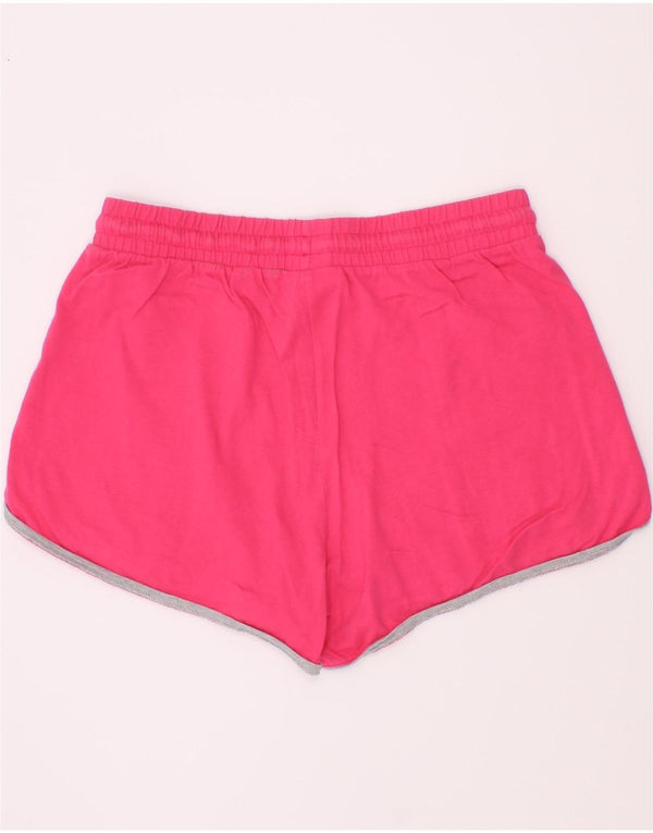 Benetton Girls Sport Shorts 11-12 Years 2XL Pink Cotton