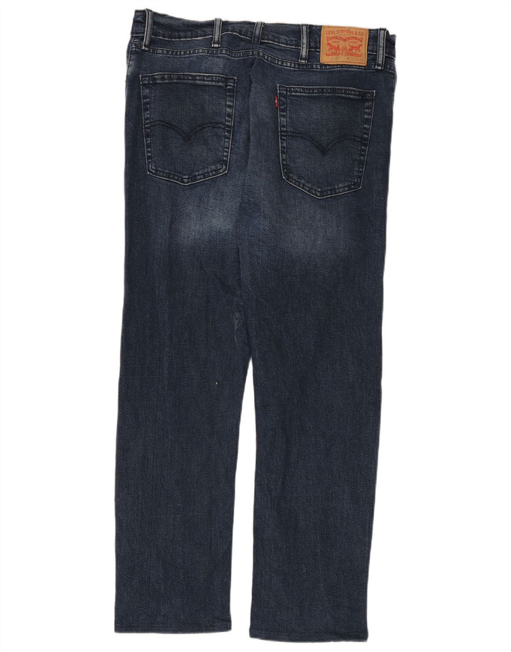 Levi's Mens 513 Slim Straight Jeans W40 L28 Blue Cotton