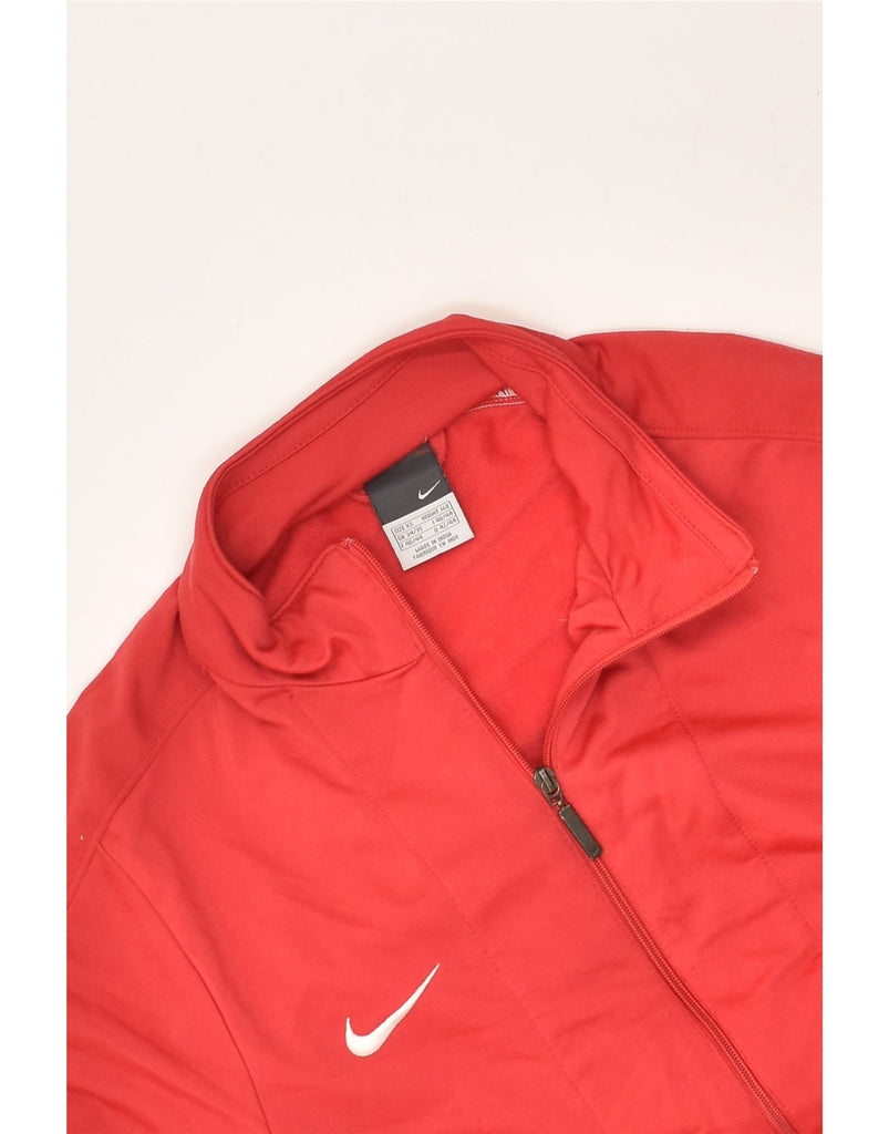 NIKE Mens Tracksuit Top Jacket XS Red Colourblock | Vintage Nike | Thrift | Second-Hand Nike | Used Clothing | Messina Hembry 