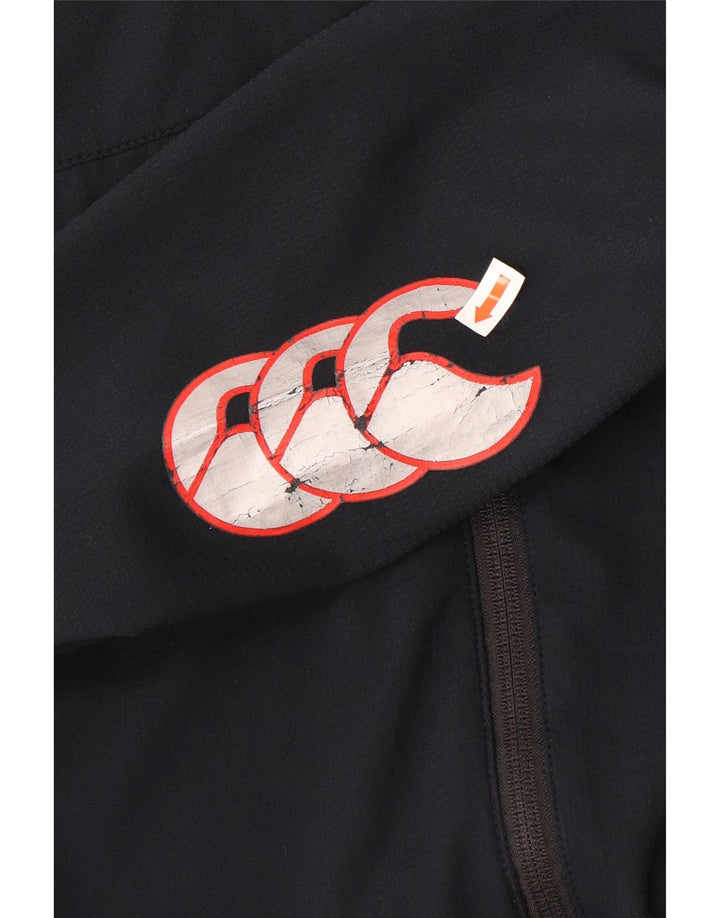 Canterbury Mens Tracksuit Top Jacket 3XL Black Polyester