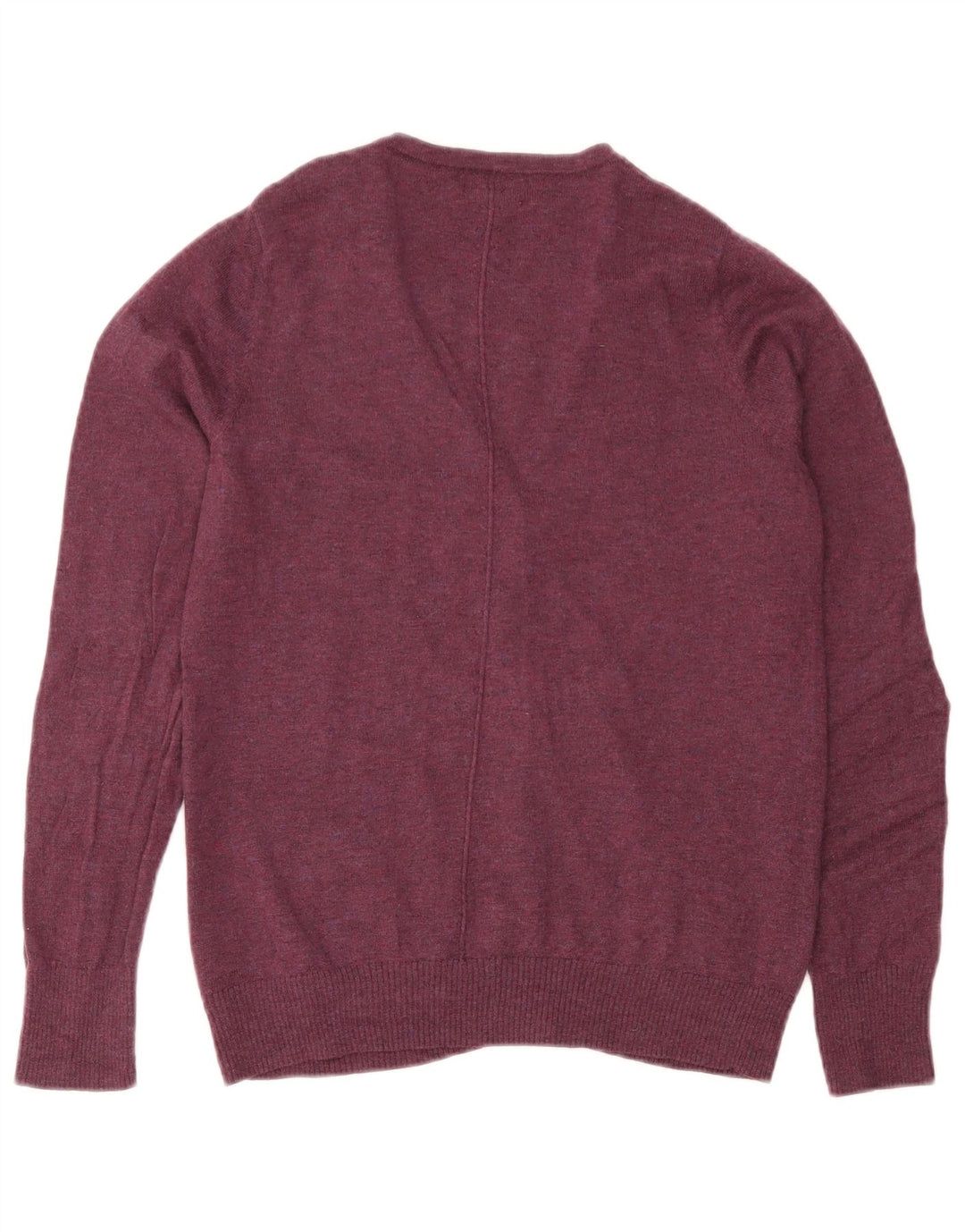 Fat Face Womens Cardigan Sweater UK 12 Medium Burgundy Wool