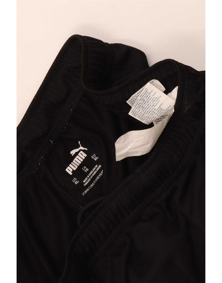 Puma Mens Tracksuit Trousers XL Black Polyester
