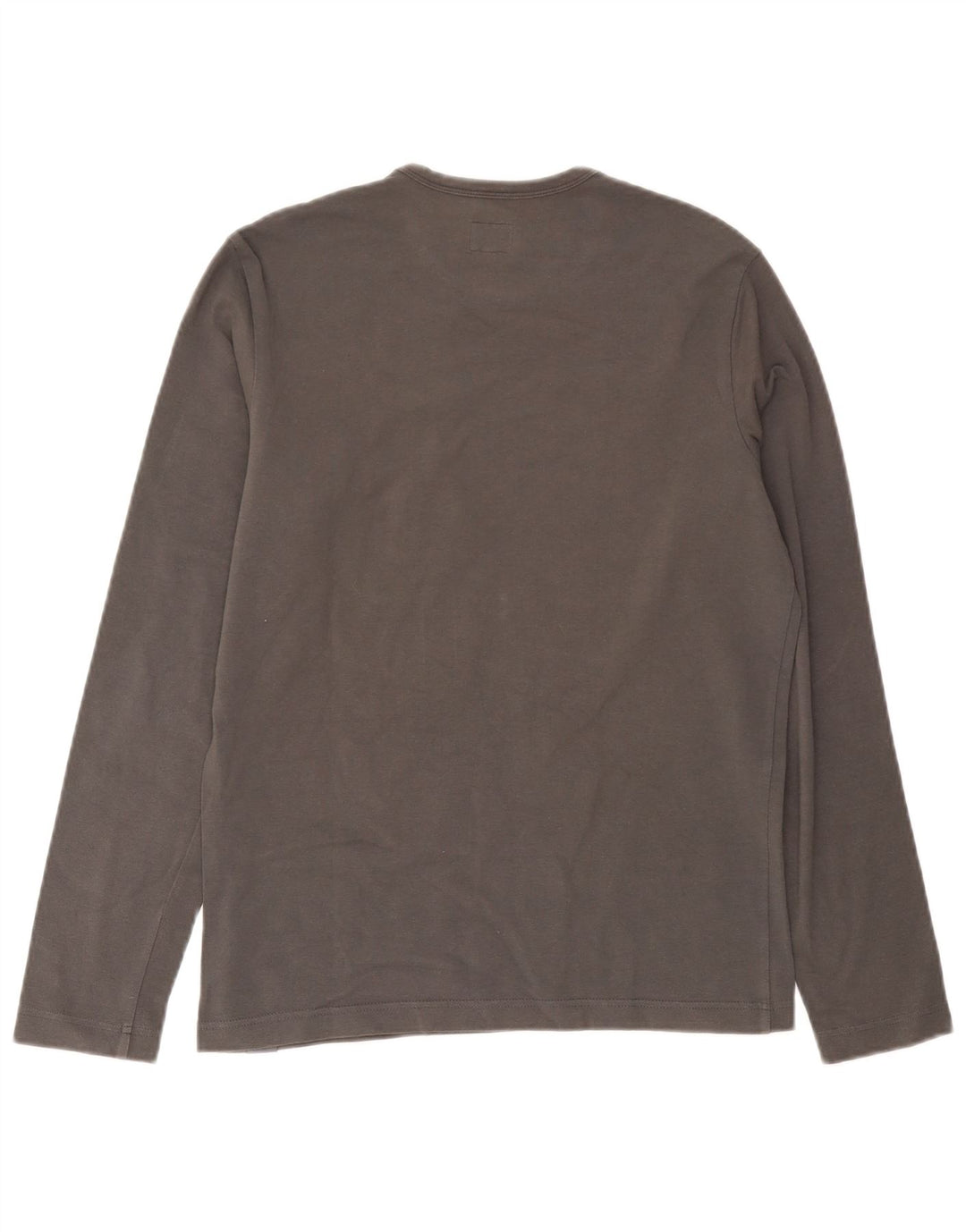 Calvin Klein Jeans Mens Graphic Top Long Sleeve Large Grey Cotton