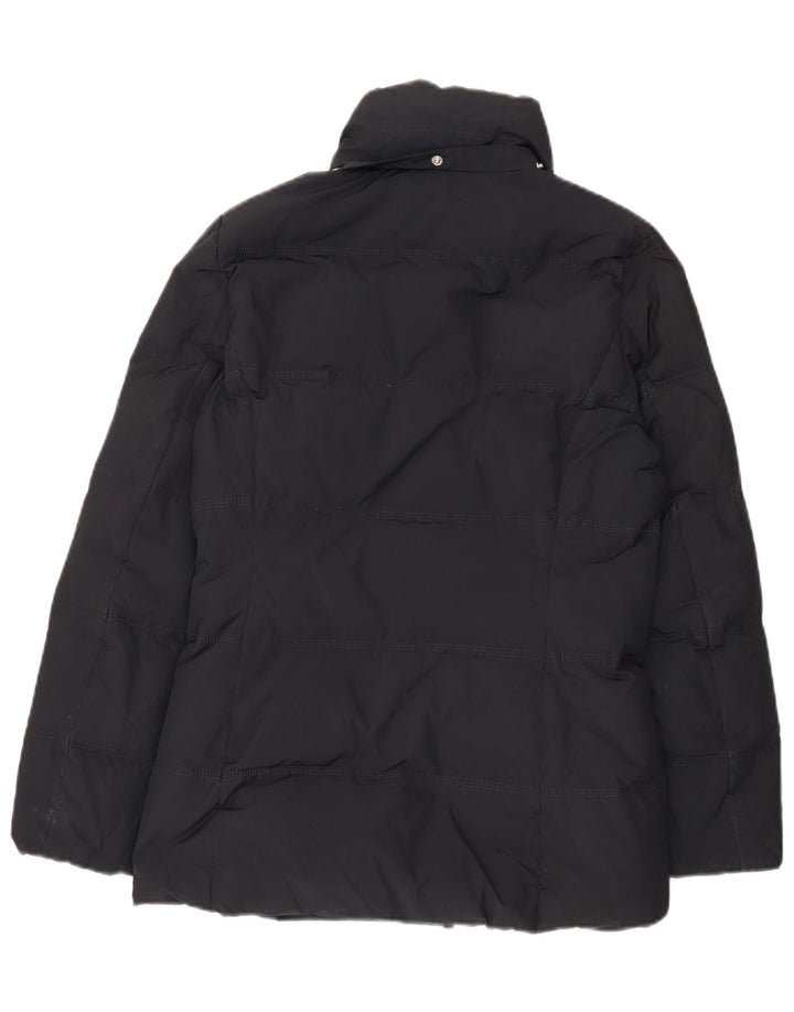 Woolrich Womens Padded Jacket UK 12 Medium Navy Blue