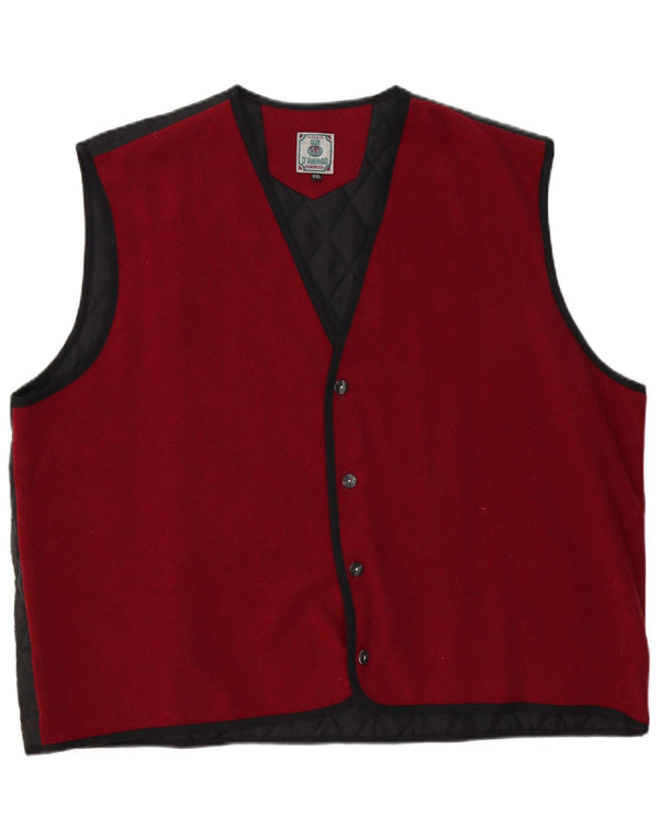 Club Damingo Mens Gilet UK 44 2XL Red Colourblock