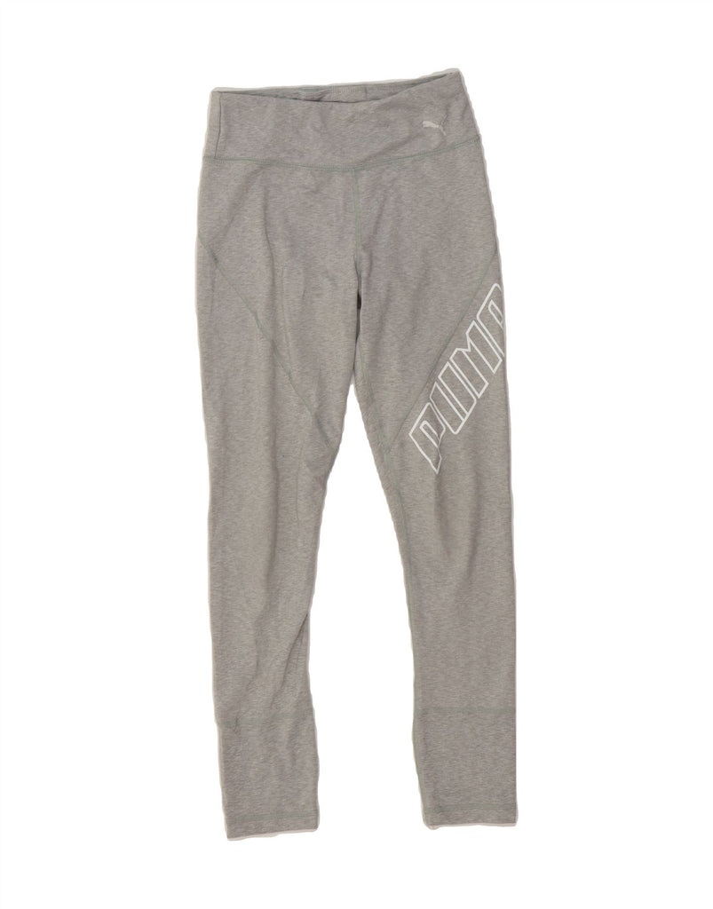 PUMA Womens Graphic Leggings UK 6 XS  Grey Vintage Puma and Second-Hand Puma from Messina Hembry 
