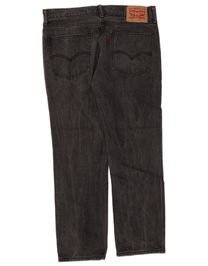 Levi's Mens 511 Slim Jeans W36 L28 Grey Cotton