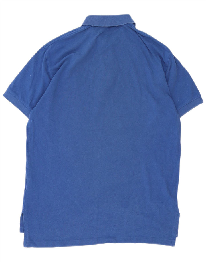 Polo Ralph Lauren Mens Polo Shirt Medium Blue Cotton