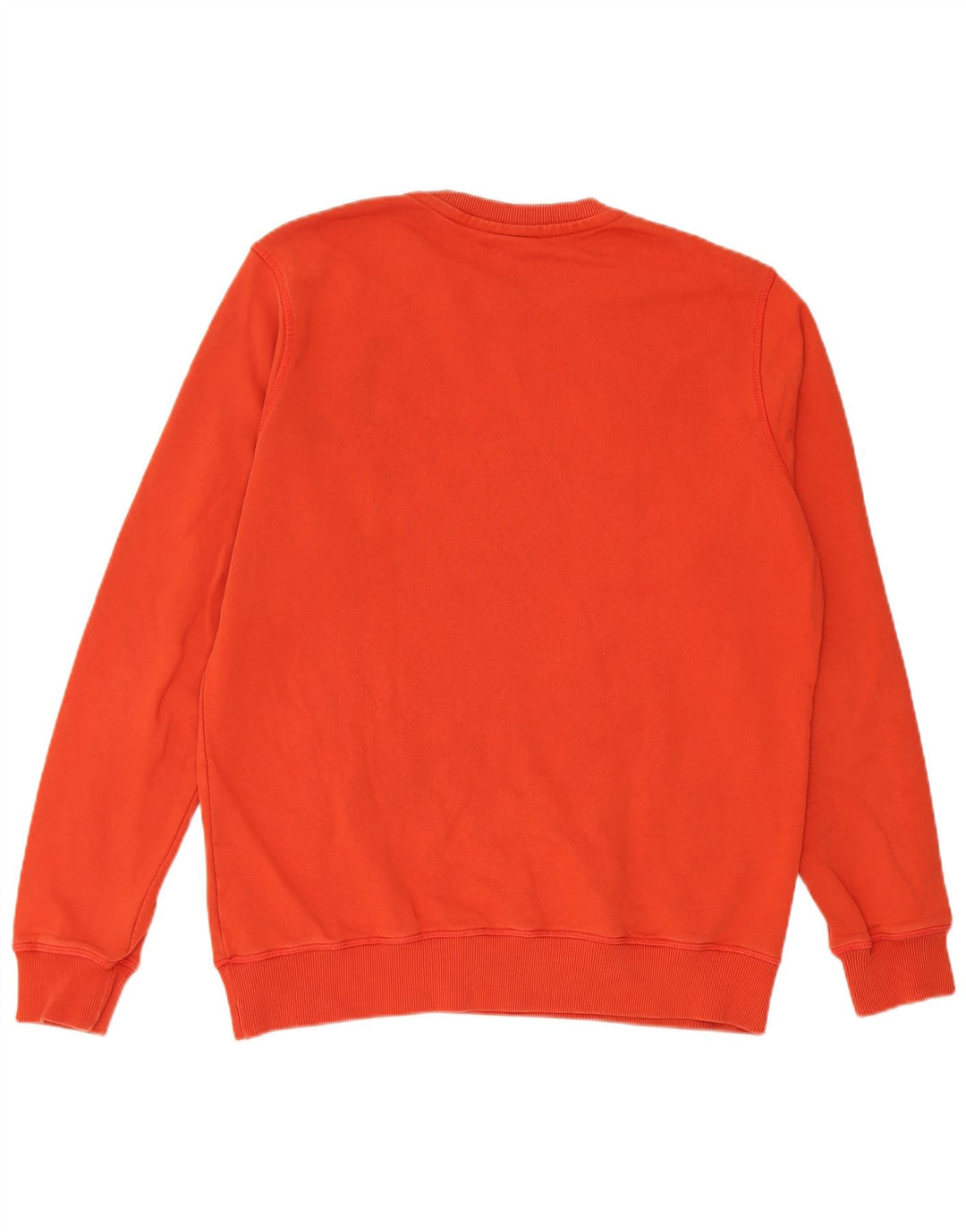 North Sails Mens Graphic Sweatshirt Jumper Large Orange Cotton