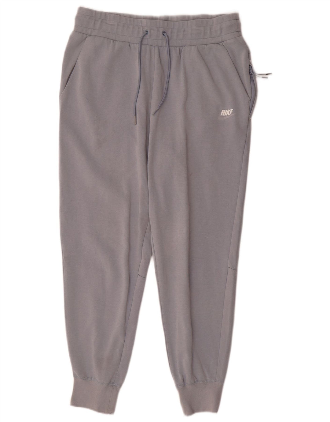 NIKE Mens Tracksuit Trousers Joggers Medium Grey Cotton