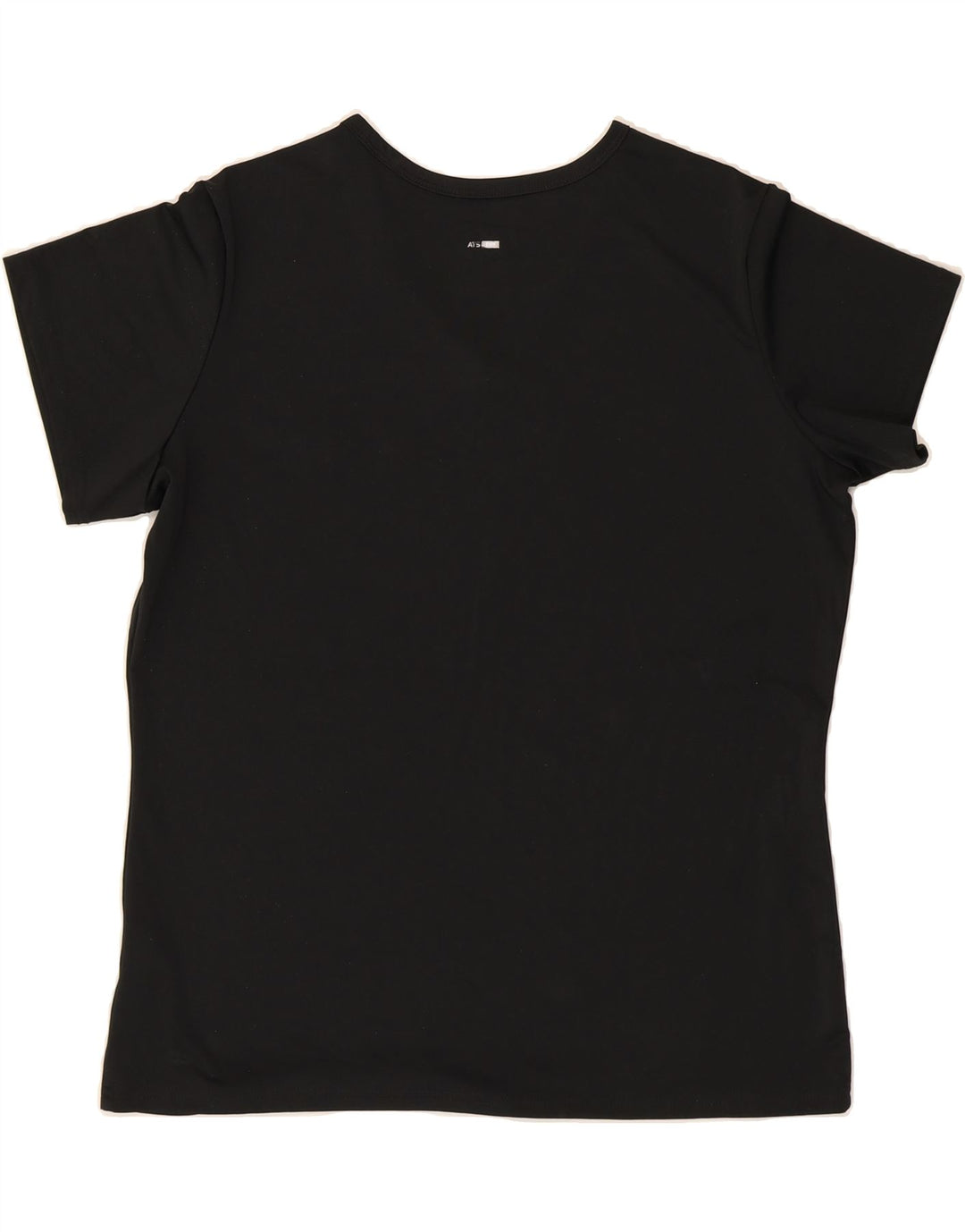 ADIDAS Womens T-Shirt Top UK 16 Large Black Polyester Vintage Adidas and Second-Hand Adidas from Messina Hembry 