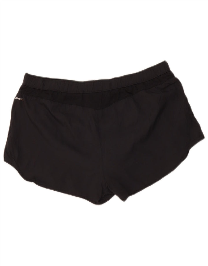ADIDAS Womens Supernova Sport Shorts UK 12 Medium Black Polyester