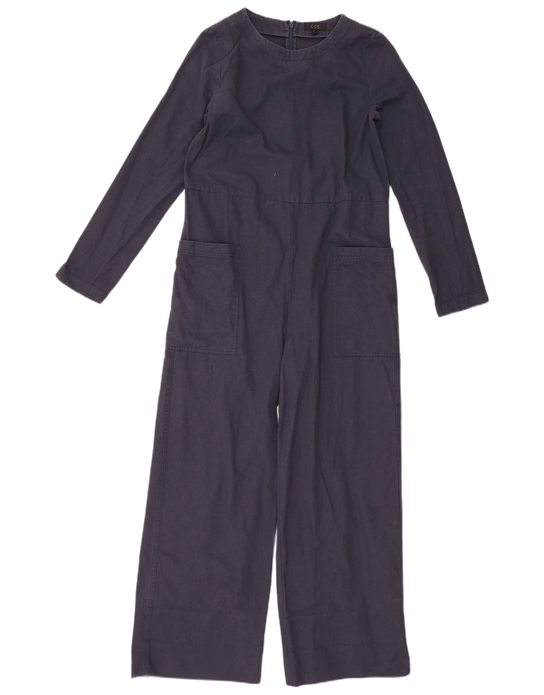 Cos Womens Long Sleeve Jumpsuit EU 34 XS Navy Blue