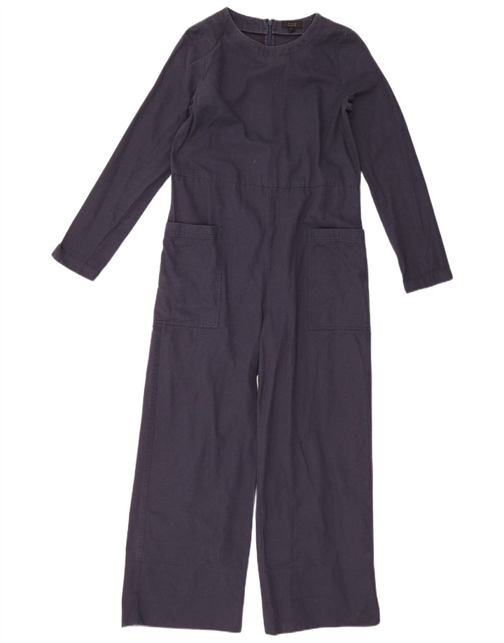 Cos Womens Long Sleeve Jumpsuit EU 34 XS Navy Blue