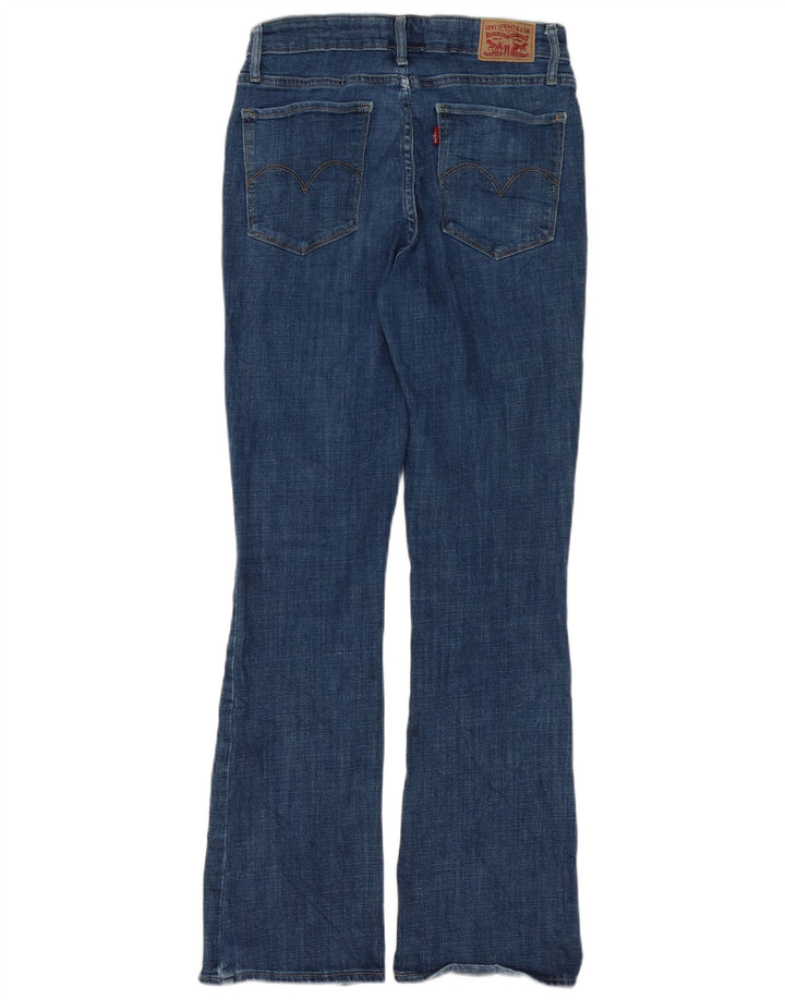 Levi's Womens 725 High Rise Bootcut Jeans W30 L32 Blue Cotton