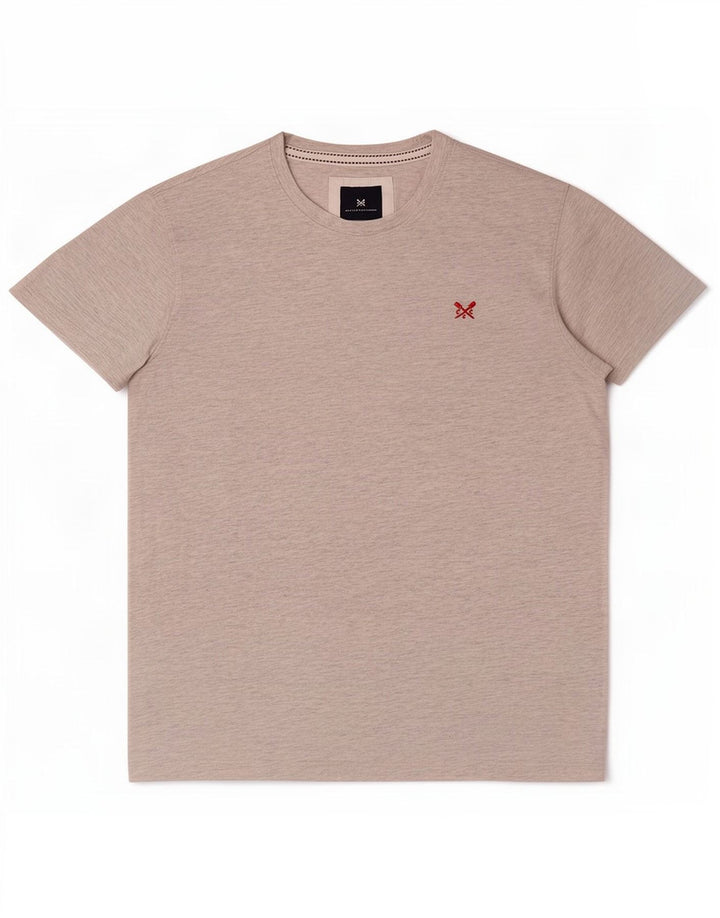 Crew Clothing Mens T-Shirt Top Medium Grey Cotton
