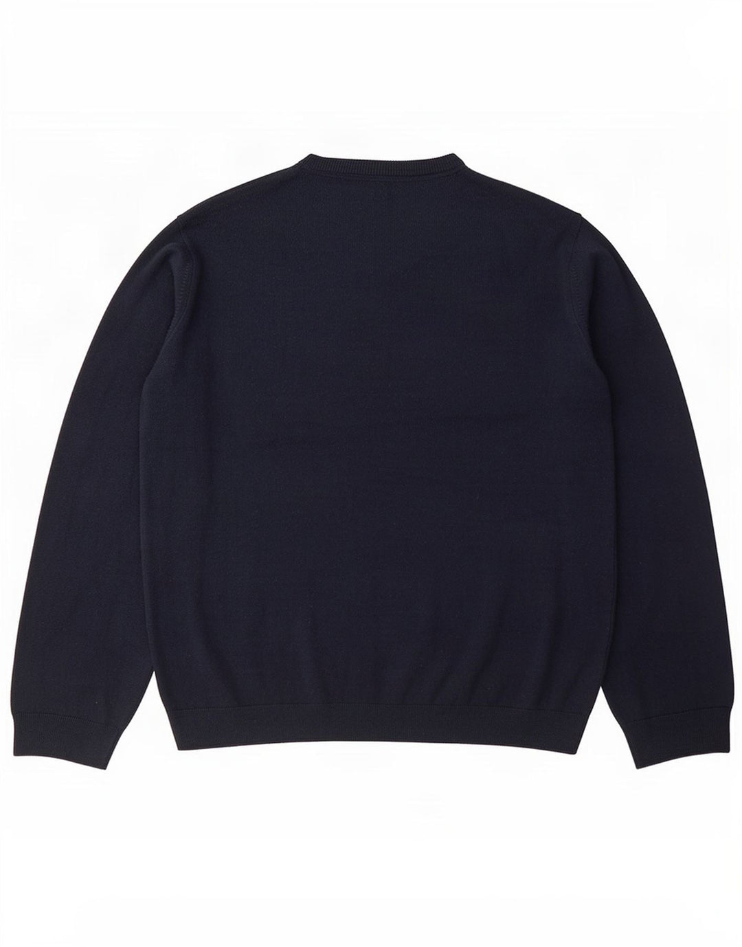 Marks & Spencer Mens Regular Fit V-Neck Jumper Sweater 2XL Navy Blue