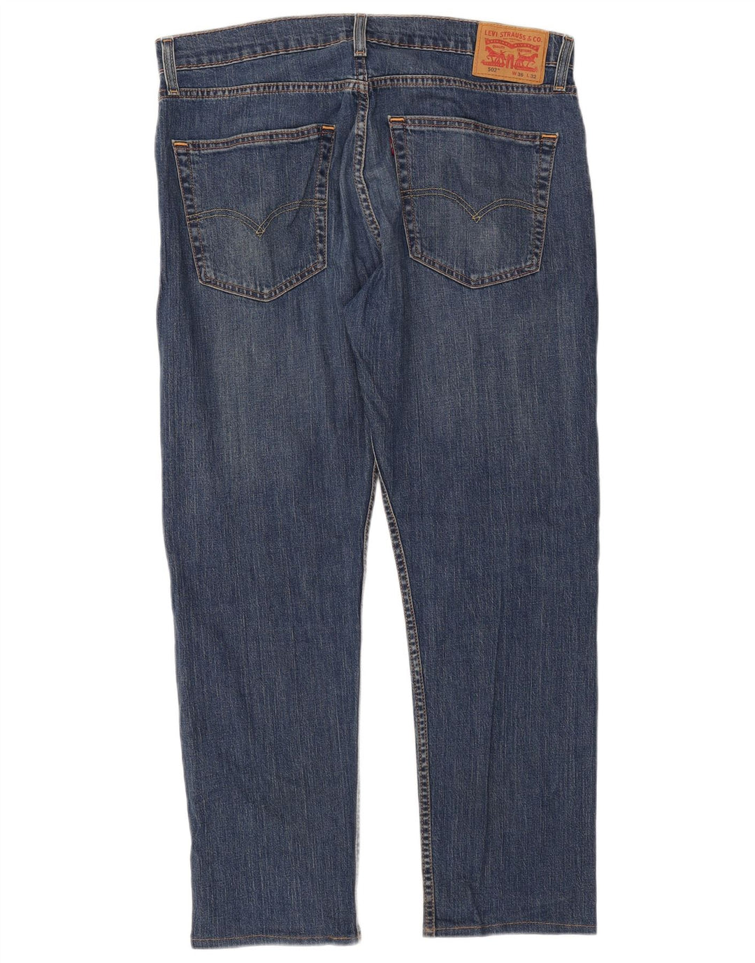 Levi's Mens 502 Tapered Jeans W36 L29 Blue Cotton