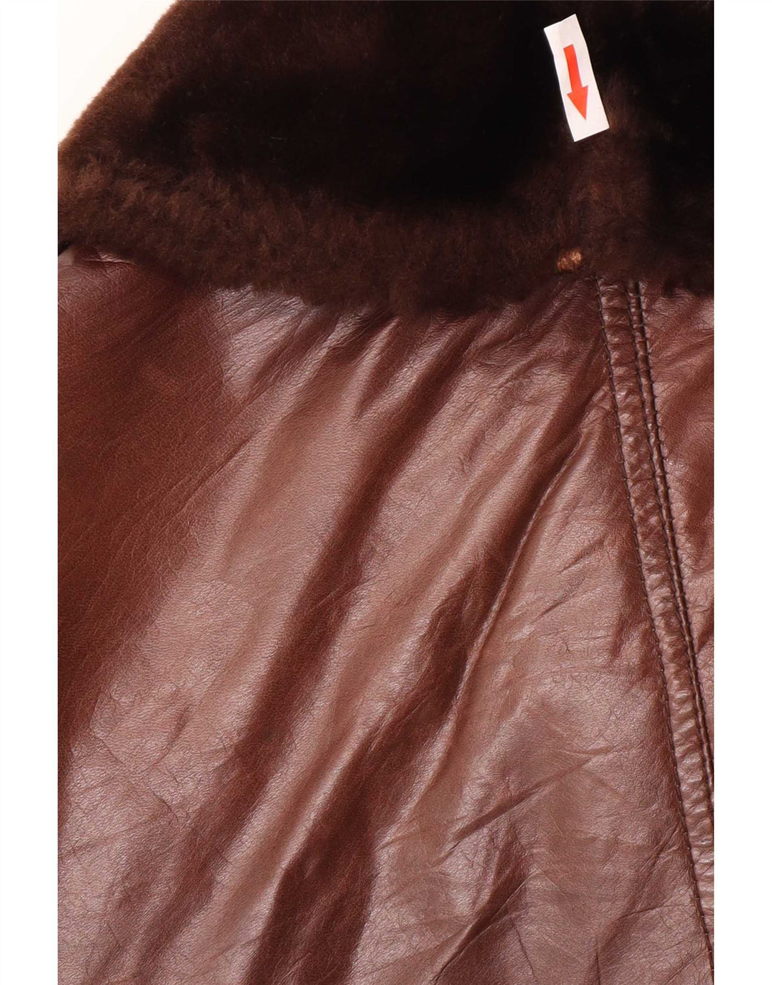Douglas Mens Leather Jacket EU 52 XL Brown Classic
