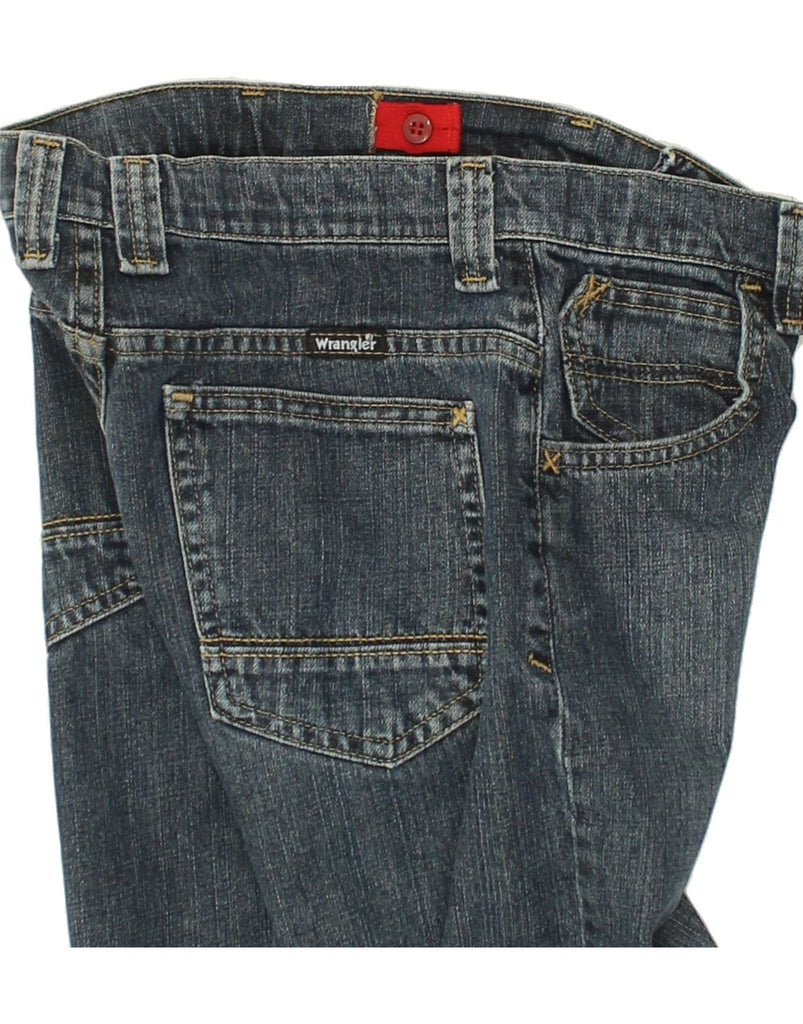 WRANGLER Boys Husky Straight Jeans 9-10 Years W28 L24 Blue Cotton | Vintage Wrangler | Thrift | Second-Hand Wrangler | Used Clothing | Messina Hembry 