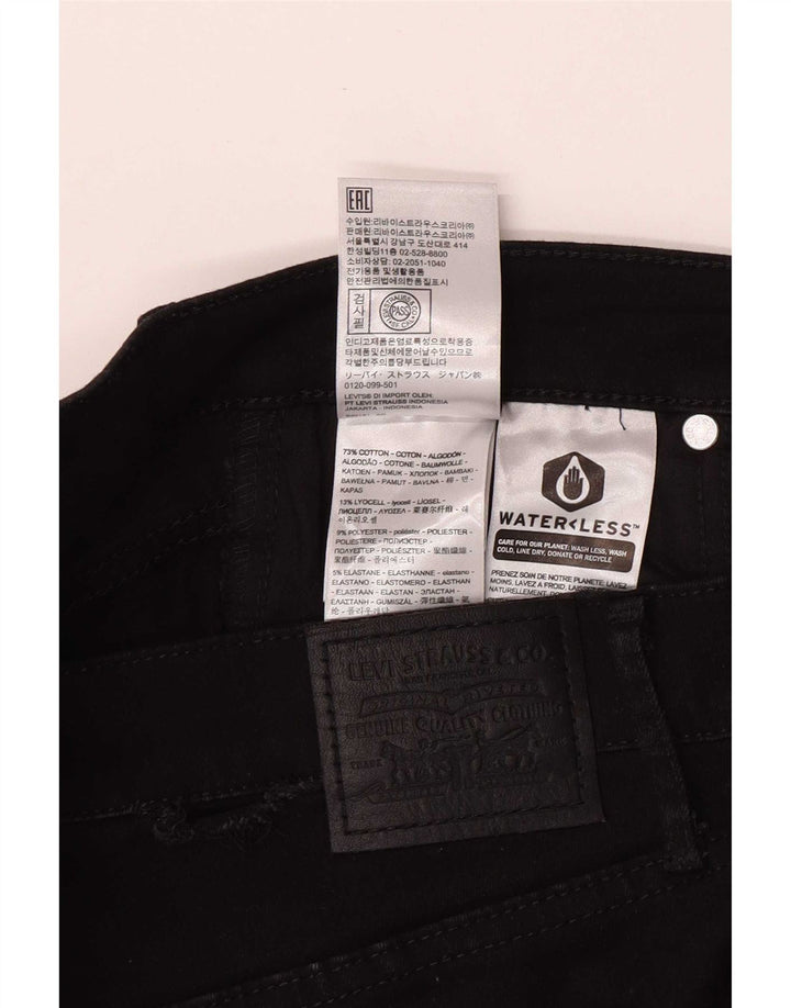 Levi's Womens Jegging Jeans W32 L32 Black Cotton