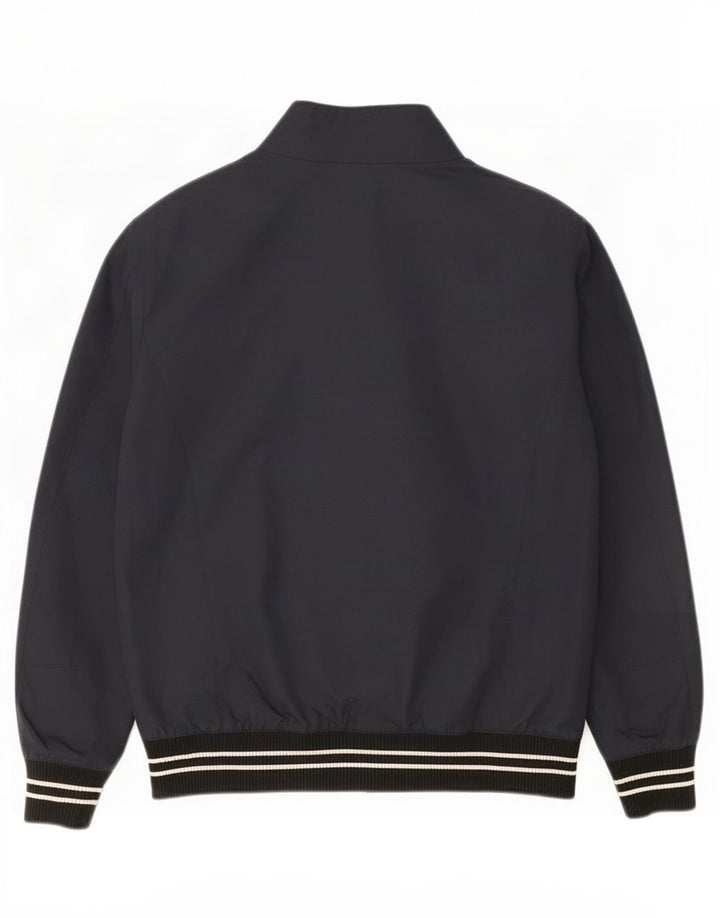 Murphy & Nye Mens Bomber Jacket UK 38 Medium Navy Blue Polyester