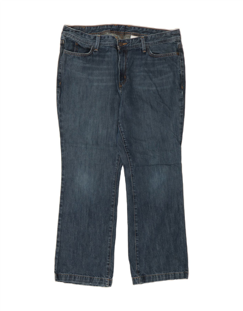 EDDIE BAUER Womens Curvy Fit Bootcut Jeans US 14 XL W36 L29 Blue Cotton Vintage Eddie Bauer and Second-Hand Eddie Bauer from Messina Hembry 