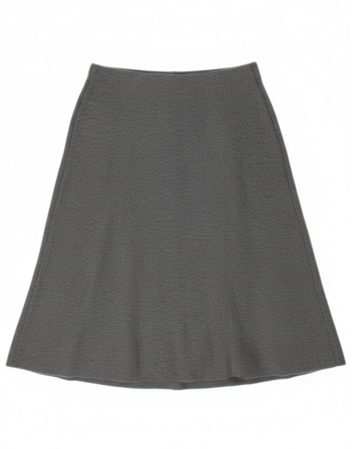 Zara Womens A-Line Skirt Small W28 Grey Polyester