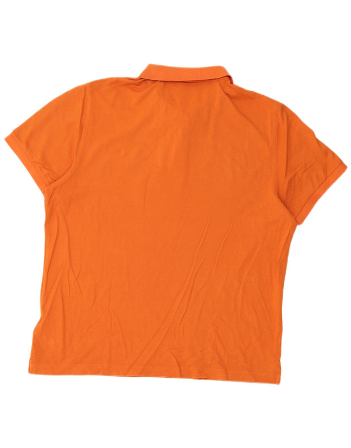 GANT Mens Regular Fit Polo Shirt XL Orange Cotton