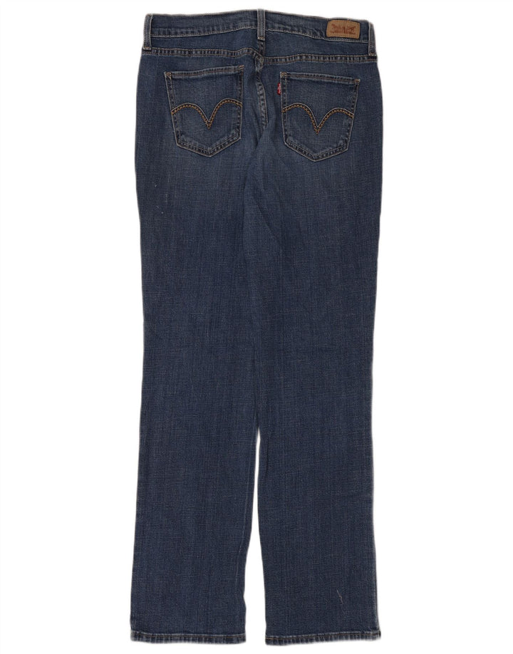Levi's Womens 505 Straight Jeans US 6 Medium W28 L32 Navy Blue Cotton