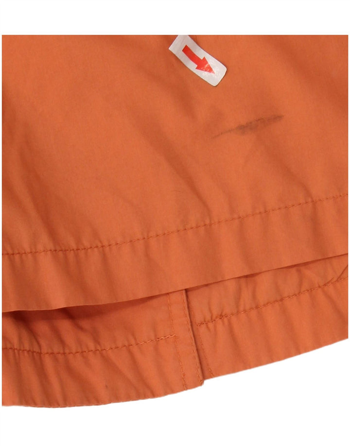 Vintage Womens Raincoat UK 18 XL Orange Polyester