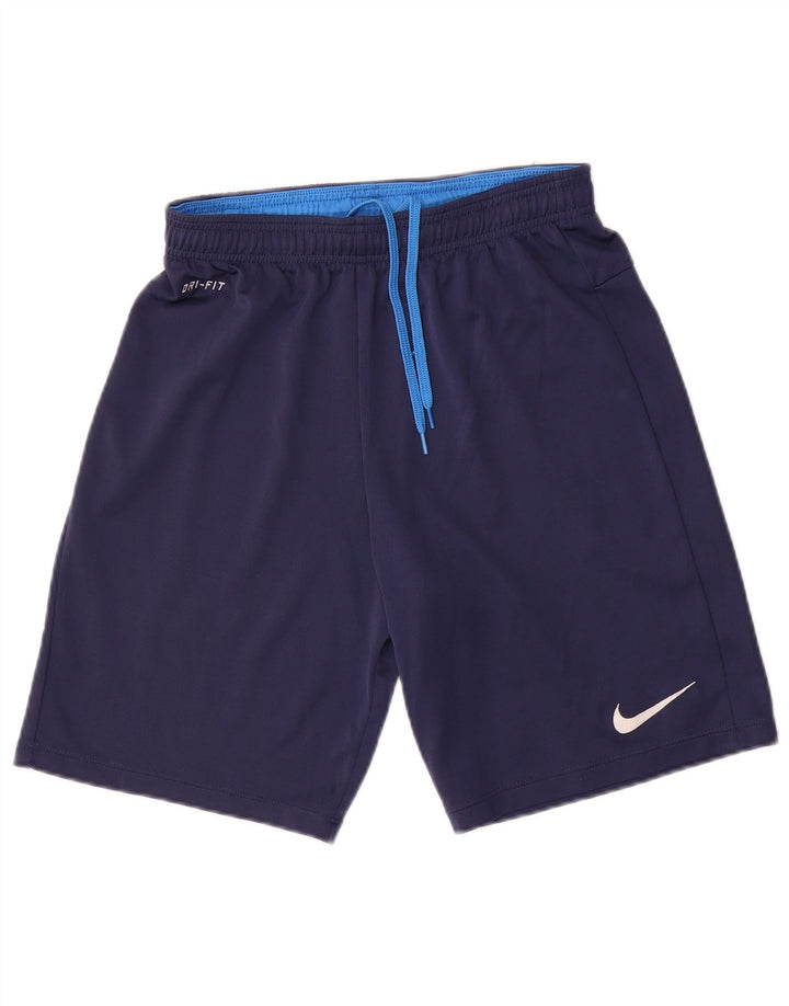 Nike Mens Dri Fit Sport Shorts Medium Navy Blue Polyester