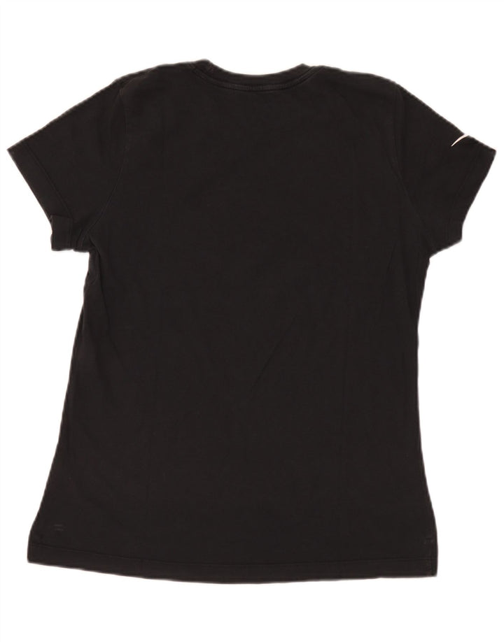 Nike Mens T-Shirt Top Medium Black Cotton
