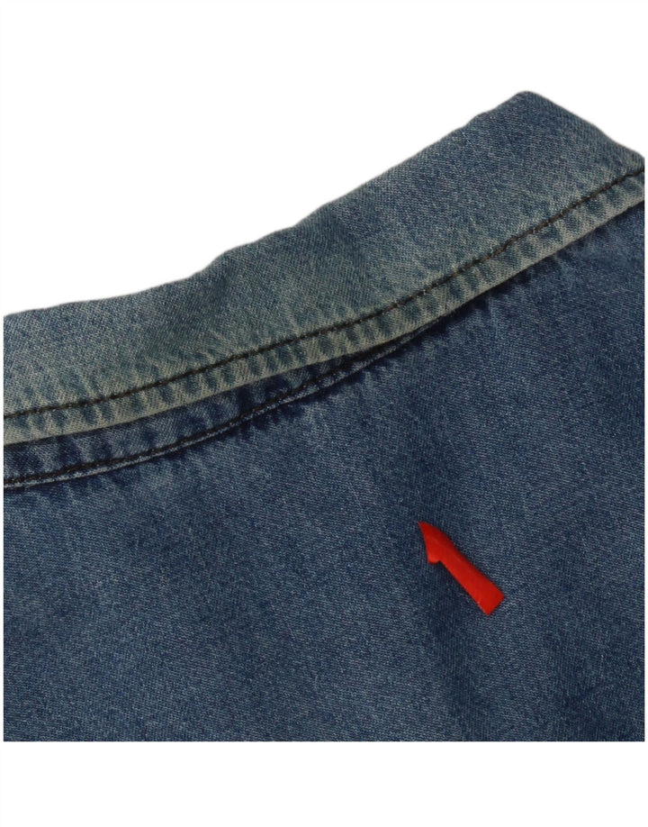 Charro Mens Denim Shirt Large Blue Cotton