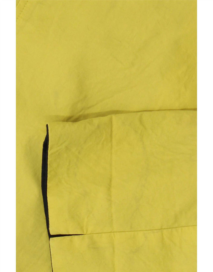Hobbs Womens Pea Coat UK 12 Medium Yellow Cotton