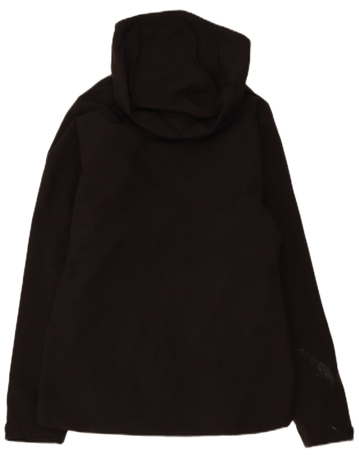 Mountain Warehouse Womens Hooded Rain Jacket UK 8 Small Black Polyester