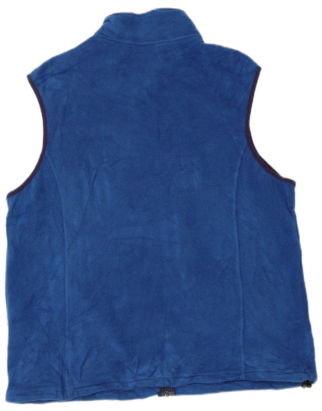 L.L.Bean Mens Fleece Gilet UK 40 Large Blue Polyester