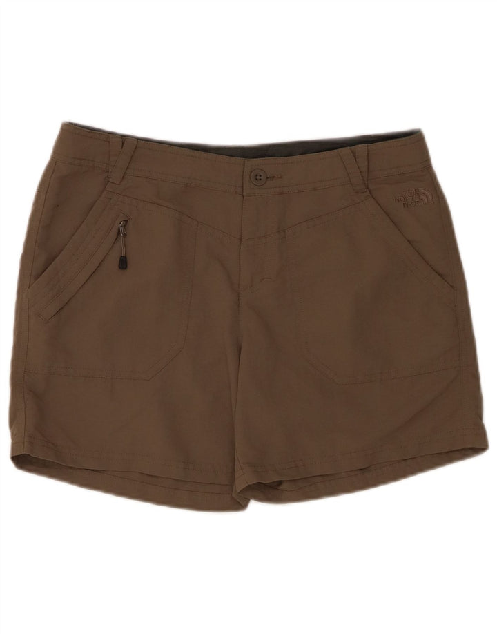 The North Face Womens Chino Shorts US 6 Medium W30 Khaki Nylon